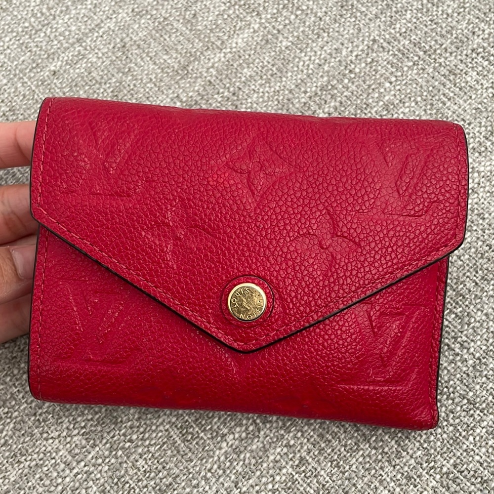 Louis Vuitton Victorine Wallet Red